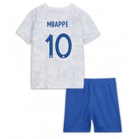 Francúzsko Kylian Mbappe #10 Vonkajší Detský futbalový dres MS 2022 Krátky Rukáv (+ trenírky)